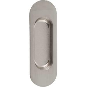 Sliding door bowl 3922 Oval NiS Zamak 36x110/68x26x11mm