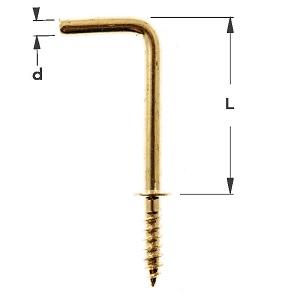 Vinkelkrok K2139 M/Bröst M 2,70x19 mm