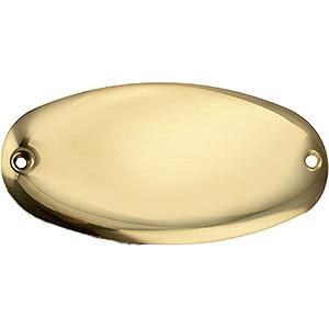 Navneskilt 1490 Oval MP   120 x 60mm