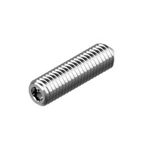 Pinole-Schraube mit Spitze 90° Rs A2 M5 x 6 mm