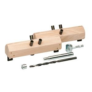 Drill jig D9 t/hinge w/drill & bits w/false Ø9mm