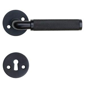 Door handle Funkis 383 w/ crew (1980+81) Black Lacquer Rouletered