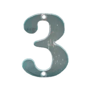 Hausnummer 565 3 KrB 78 mm