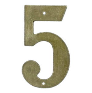 Hausnummer 572 5 M 140 mm