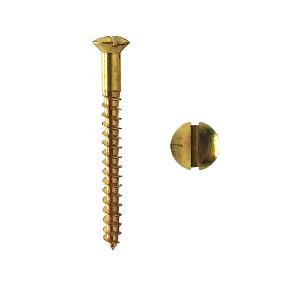 Brass screw DIN 95 Pan head straight M 5.0x70mm