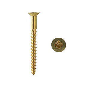 Brass screw DIN 7997 Countersunk Head Cross M 3.0x25mm