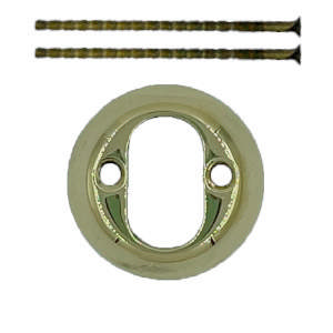 Zylinderring innen, Messing, poliert, unlackiert, 6 mm Ø50