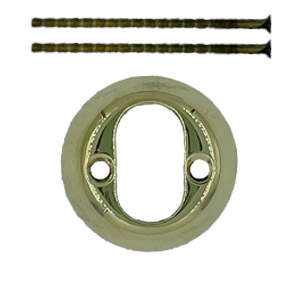 Zylinderring innen, Messing, poliert, unlackiert, 13 mm Ø50