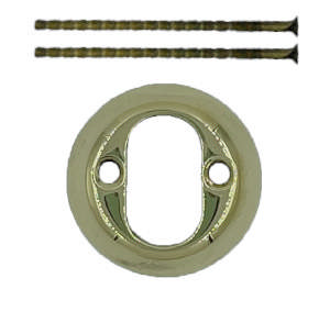 Zylinderring innen, Messing, poliert, unlackiert, 16 mm Ø50