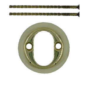 Zylinderring innen, Messing, poliert, unlackiert, 18 mm Ø50