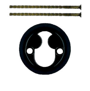 Zylinderring Rokoko Schwarz 8mm Ø50