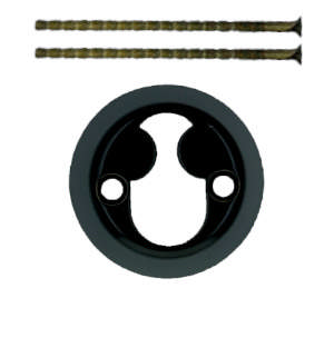 Zylinderring Rokoko Schwarz 18mm Ø50