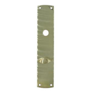 Langes Plattenset L46 G WC Boda cc72 Messing poliert ohne Lack Ø15 220x45x2mm