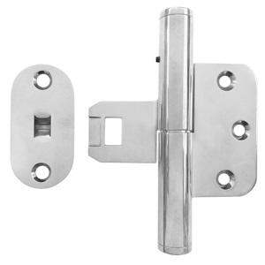 Schnappscharnier Hamburg Links Chrom Ø16x111x65mm