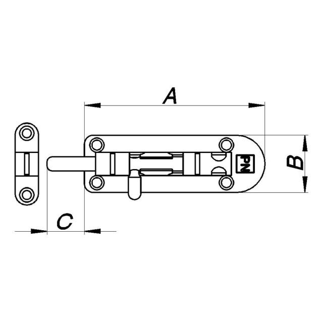 PN DESIGN SHOT BARREL 105MM FIN STRUKTUR SVART