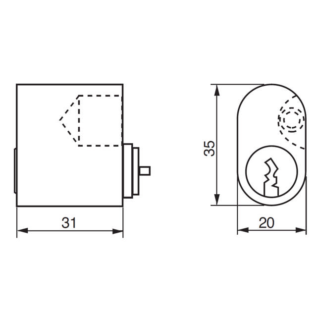Ruko Zylinder RD1662 Kr D1200 mit Zubehör
