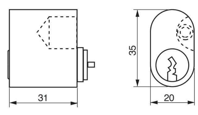 Ruko-cilinder RD1662 Rfl met accessoires D1200