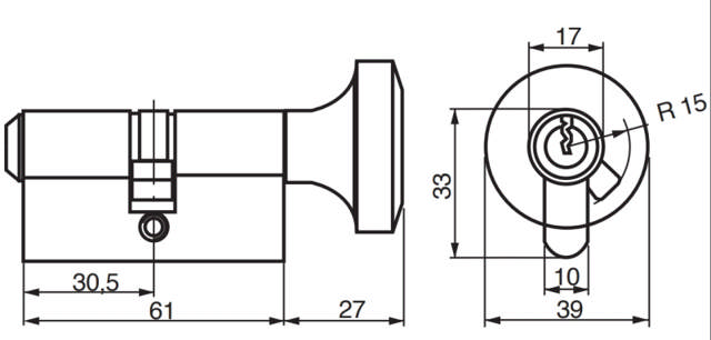 Ruko-Zylinder RD1602 Rfl D1200
