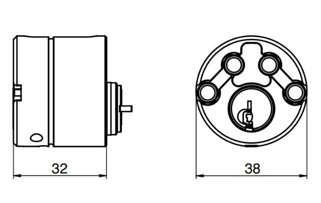 Ruko Cylinder RD3611 m/tillbehör D1200