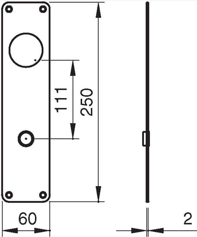 Ruko Langschild 5378/8