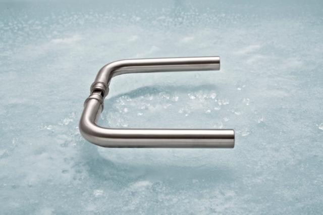 Ruko-Line Deurkruk L-vorm 16 mm - zonder rozet. D: 32-85 mm.