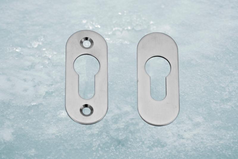 Ruko-Line Zylinderrosetten DIN/Schmalprofil Inkl. Holzschrauben