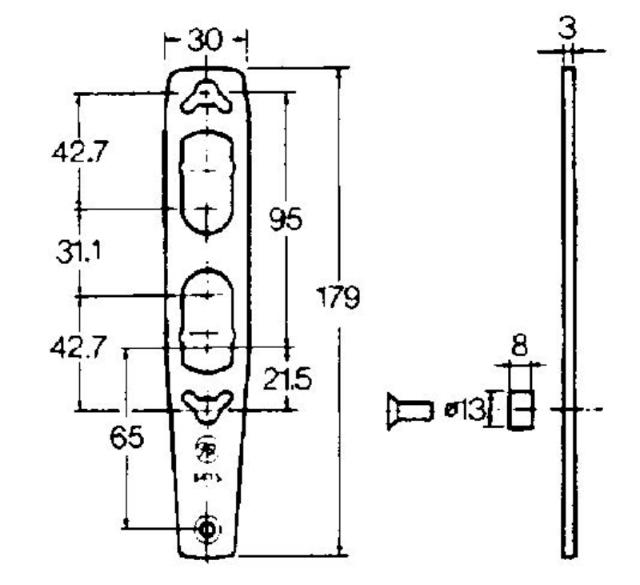 Fix base plate 841