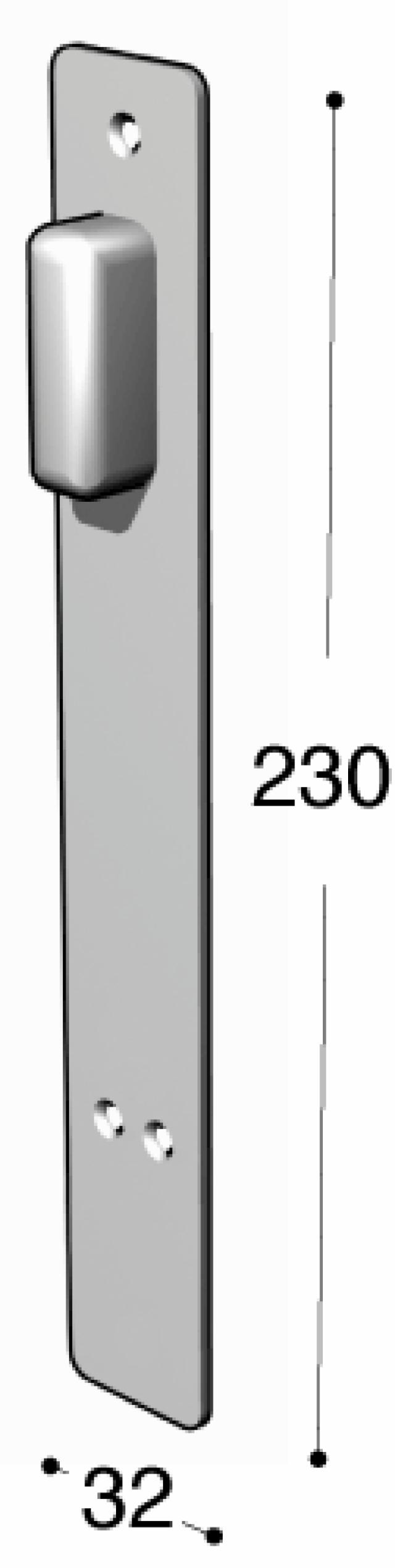 Ruko-Line langes Paneel mit schmalem Profil, drehbar/blind, cc115 mm