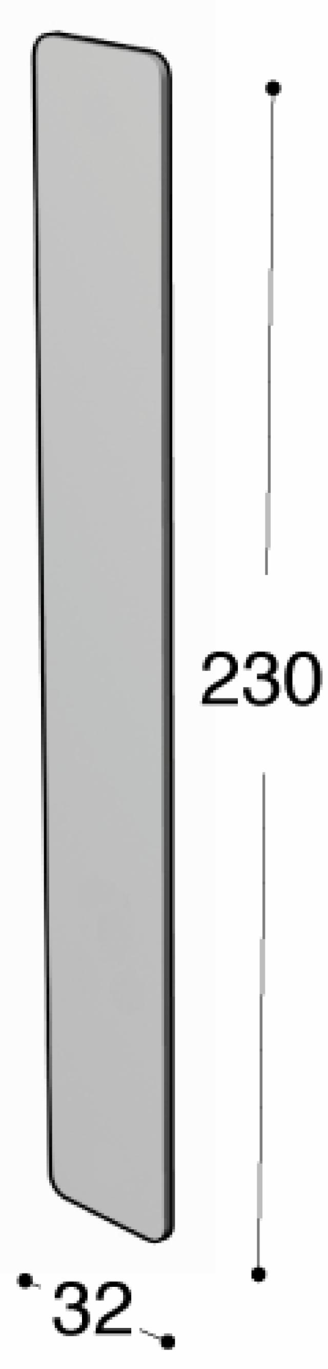 Ruko-Line smal profiel lange paneelverlenging, blind/jaloezie cc105mm