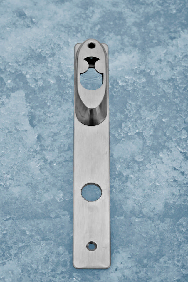 Ruko-Line schmales Profil, langes Schild innen, Wippe/Griff 20 mm cc105 mm