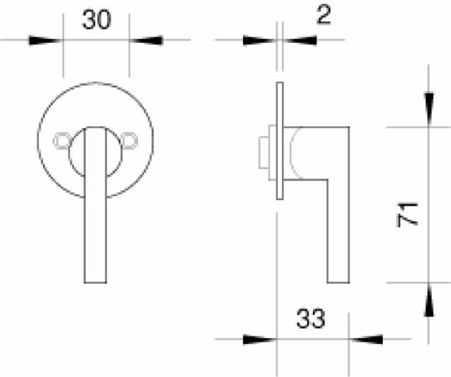 Ruko scanflex 8620-250 Handicap-Drehgriff Rfs