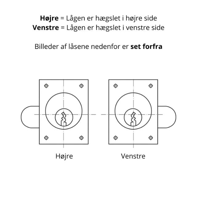 Ruko furniture lock 1608 v (910222)