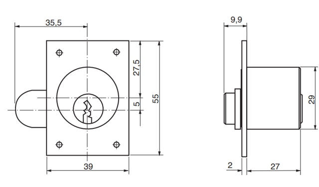 Ruko Möbelschloss RD1608 MH D1200