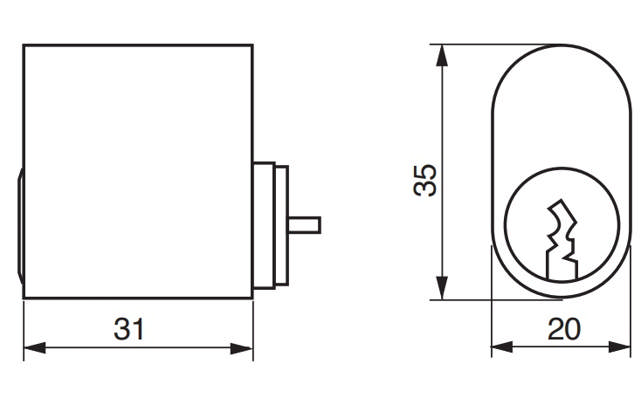 Ruko Zylinder RB1660 RFL