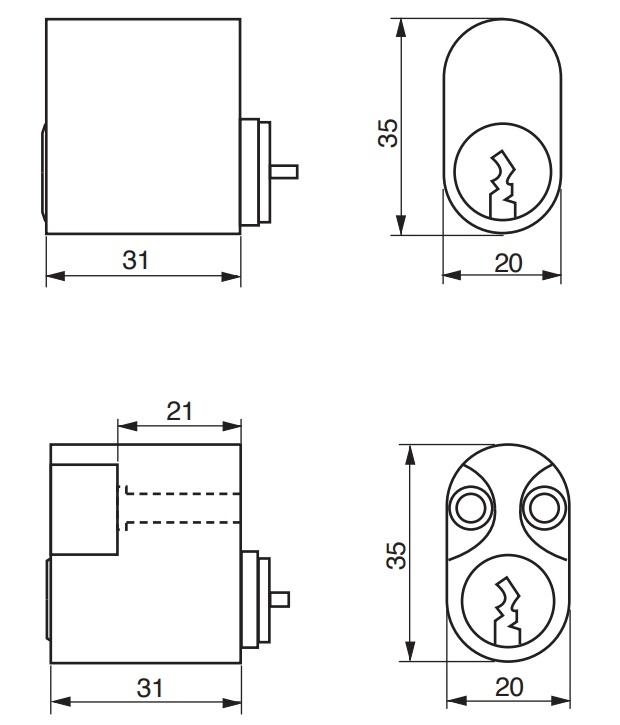 Ruko cylinder RB2602 RFL