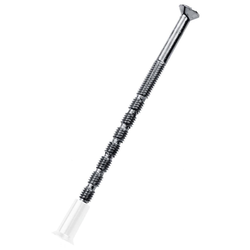 Ruko-Schraube 931120 mit Mutter 4x75mm.