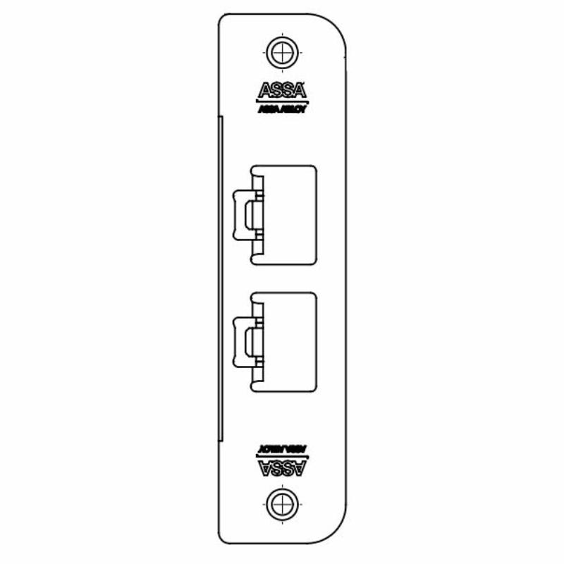 ASSA standaard eindplaat 2864-820