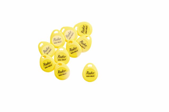 Ruko Access token, Dual UID, 1k Mifare gul