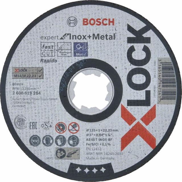 Bosch cutting disc X-LOCK EFMI 125X22.2X1.0mm