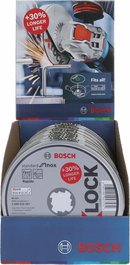 Bosch cutting disc X-LOCK STDI 125X1.0X22.23mm 10pcs.