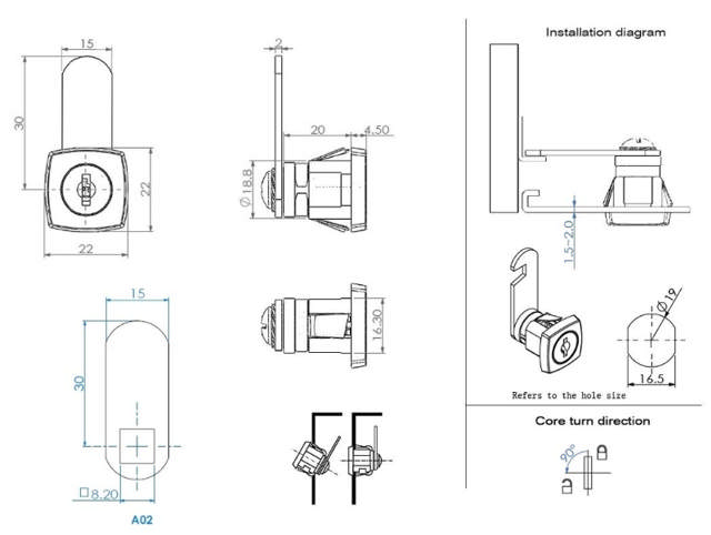Siso Möbelschloss 44x