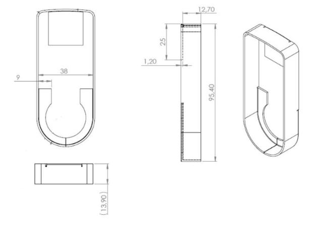 Siso protective cover for electronic furniture lock