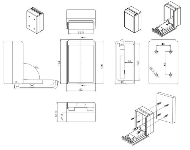 Siso key box, w/ electric code lock & Bluetooth