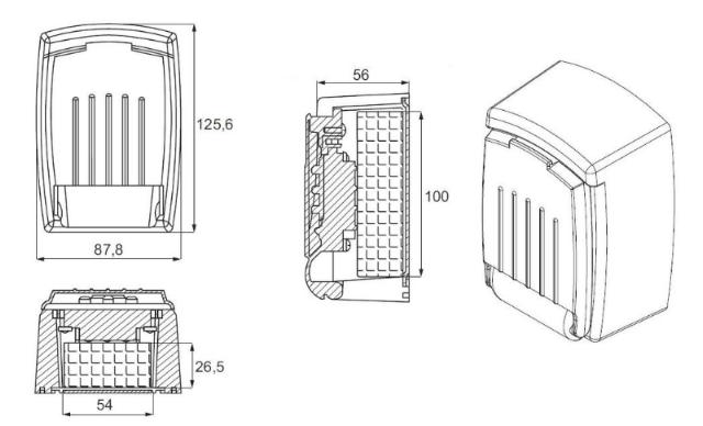 Siso key box with push button