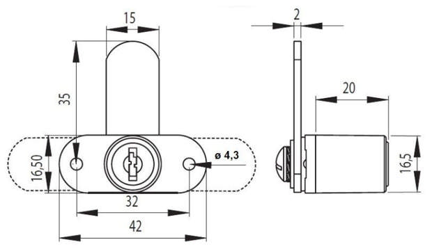 Siso Möbelschloss X5250