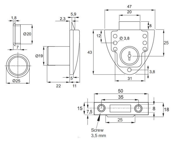 Siso Möbelschloss 856 Milliniumfalle