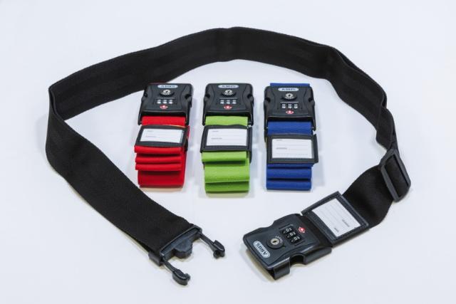 ABUS Suitcase strap with code lock and TSA Red