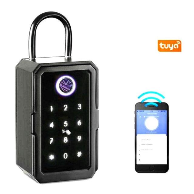 Elektronisk nyckellåda med TUYA-app helt redo att användas