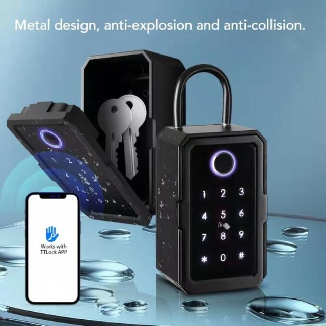 Electronic Key Box with TUYA app completely ready for use