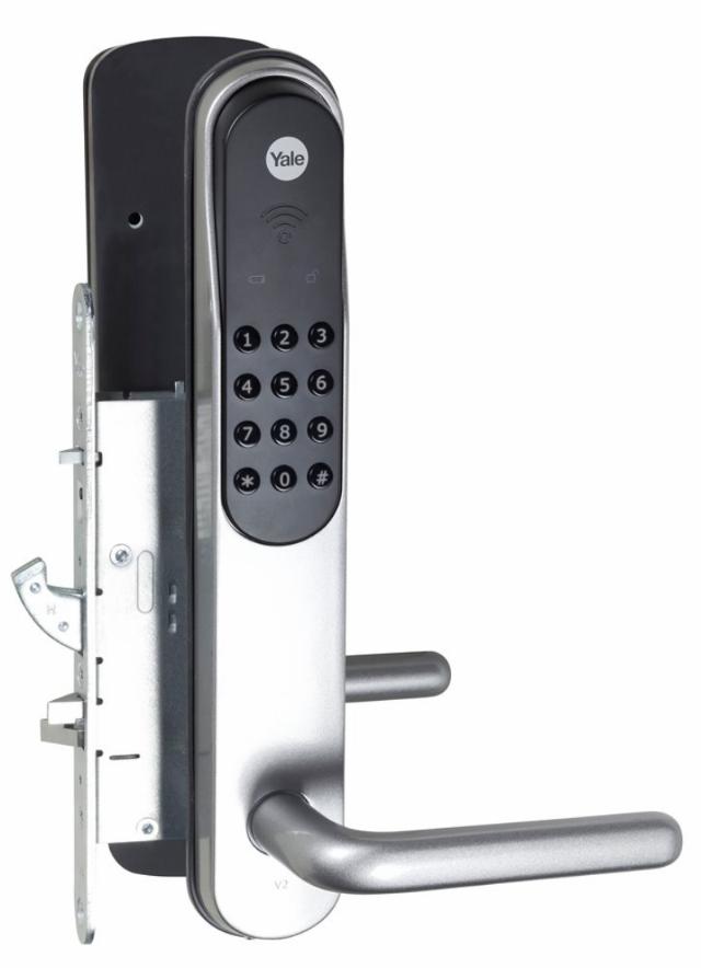 Yale Doorman PIN-Code-Schloss Classic, silber V2N (925001)